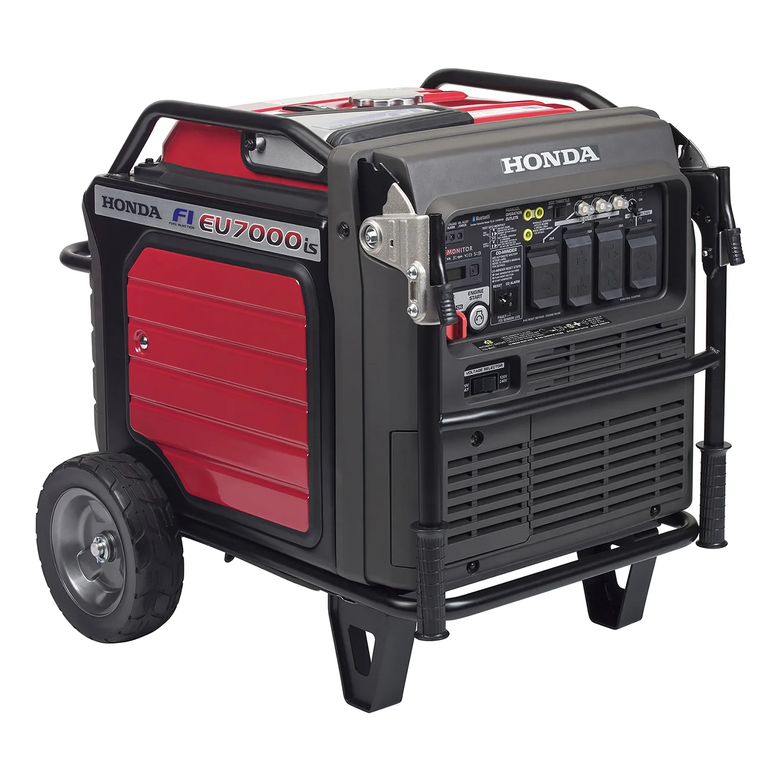 Honda EU7000iS 7000-watt fuel-injected inverter generator with electric start