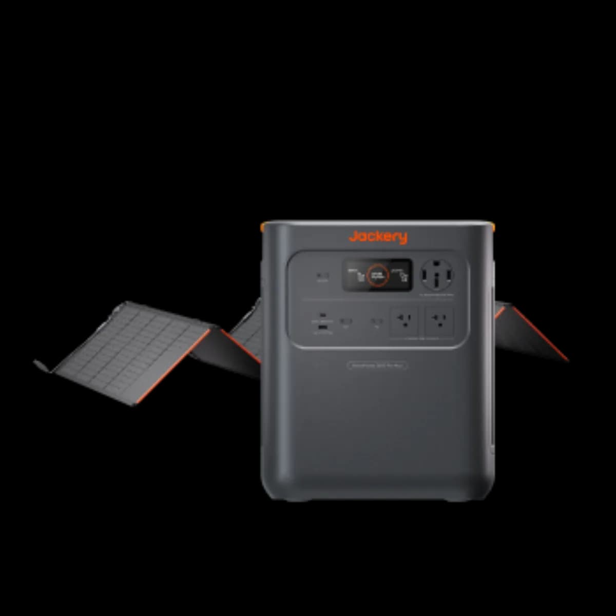 Jackery portable power station with solar input accessories