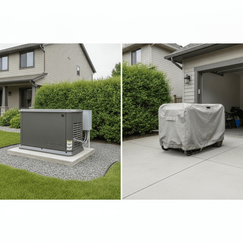 Standby vs Portable Generator: Which Fits You